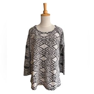Aztec Fringe Sweater